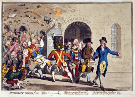 Integrity retiring from Office!, 1801.