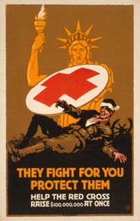 Fundraising Poster for the Red Cross, 1917.
