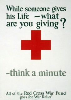 Fundraising Poster for the Red Cross, 1917.