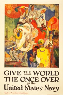 WW1 Recruitment Poster for the US Navy, 1919.