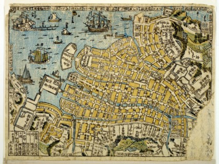 Map of Nagasaki, c1801.