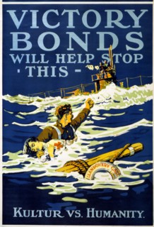 Victory Bonds will help stop this. Kultur vs. Humanity, 1918.