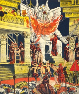 Detail from a poster promoting Cabiria, published 1914 (colour lithograph)