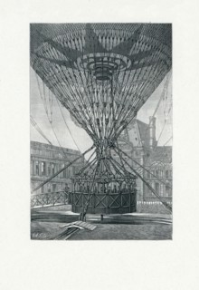 Panoramic Viewing Platform using a Hot Air Balloon, c. 1880.