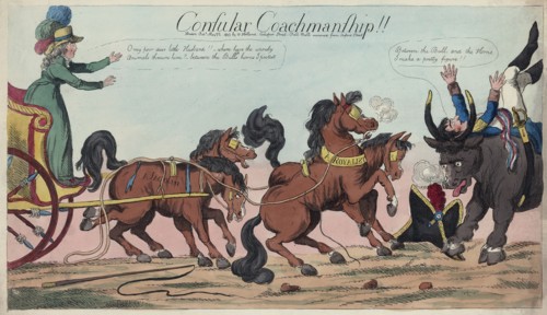 Consular Coachmanship!!, 1803.