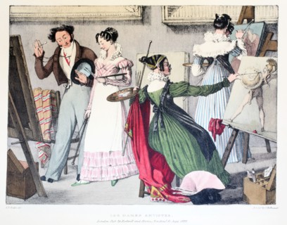 Les Dames Artistes, 1820.
