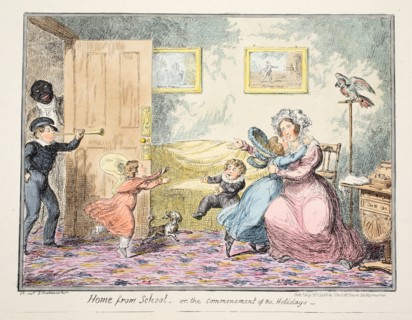 Home from School or the Commencement of the Holidays, 1835.