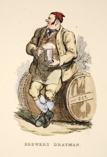Brewer's Drayman from The Gentleman's Pocket Magazine, 1827.