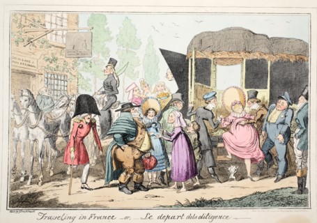 Traveling in France or Le Depart de la diligence, 1835.