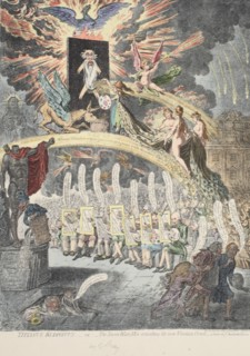 Titianus Redivivus or the Seven Wise Men consulting the new Venetian Oracle ..., 1797.