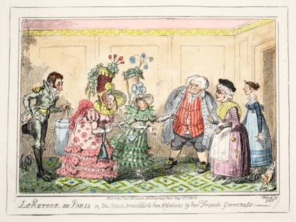 Le Retour de Paris, or, the Neice presented to her Relatives by her French Governess, 1835.