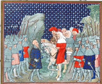 Richard II betrayed at Penmaur Rhos and taken prisoner by the Duke of Northumberland, 19th Century.