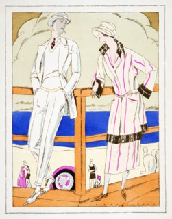 Ammeer, Outfits by Gerard Bresser, from Styl, pub. 1922 (pochoir Print)