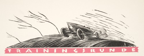 Illustration from Styl, pub. 1922 (pochoir Print)