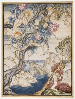 The isle is full of noises, sounds and sweet airs, that give delight and hurst not, illustration fro