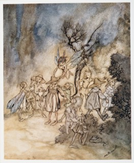 Enter certain reapers, properly habited, illustration from William Shakespeare's 'The Tempest',1926.