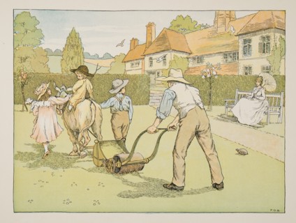 The Gardener,  from Four and Twenty Toilers, pub. 1900 (colour lithograph)