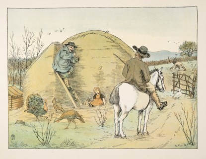 The Farmer, from Four and Twenty Toilers, pub. 1900 (colour lithograph)