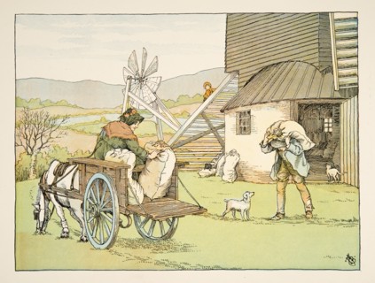 The Miller,  from Four and Twenty Toilers, pub. 1900 (colour lithograph)
