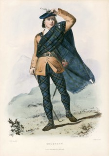 Colquhon, from The Clans of the Scottish Highlands, pub. 1845 (colour lithograph)