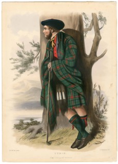 Cumin,from The Clans of the Scottish Highlands, pub. 1845 (colour lithograph)