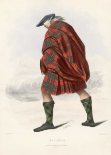 Mac Aulay,from The Clans of the Scottish Highlands, pub. 1845 (colour lithograph)