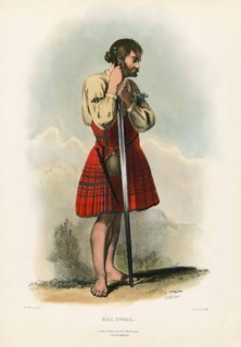 Mac Dugal, from The Clans of the Scottish Highlands, pub. 1845 (colour lithograph)