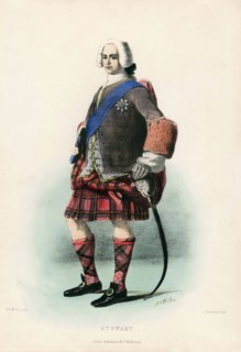 Stewart, from The Clans of the Scottish Highlands, pub. 1845 (colour lithograph)
