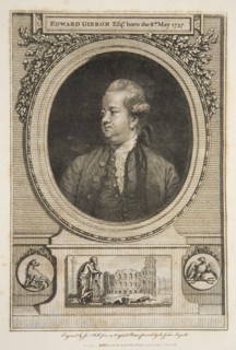Edward Gibbon, Esq., pub. 1730  (engraving). Creator: Joshua Reynolds (1723 - 92) after.