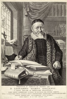 D. Leonardus Marius Goezanus, pub. 1654 (engraving). Creator: Claes Corneliszoon Moeyaert (1592?1655) after.