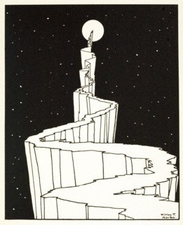 The Path to the Moon, from A Book of Images, pub. 1898. Creator: William Thomas Horton (1864 - 1919).