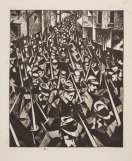 A Dawn, 1914, pub. 1915. Creator: Christopher Richard Wynne Nevinson (1889 ? 1946) .