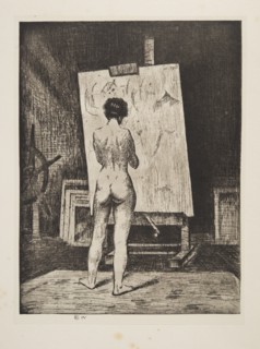 The Connoisseur, pub. 1922. Creator: Christopher Richard Wynne Nevinson (1889 ? 1946) .