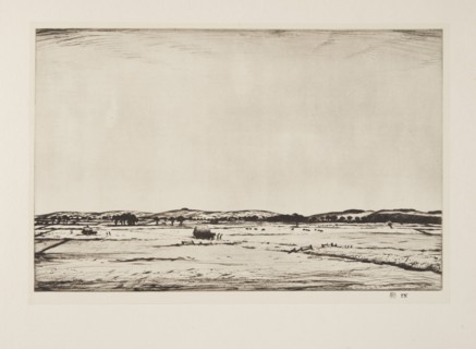 Sussex Downs, pub. 1926. Creator: Christopher Richard Wynne Nevinson (1889 ? 1946) .