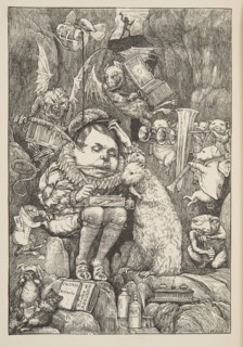 The Beaver brought paper, portfolio and pens', pub. 1876. Creator: Henry Holiday (1839 - 1927).