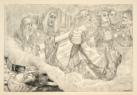 You must know - "said the Judge but the Snark exlaimed "Fudge!" ', pub. 1876. Creator: Henry Holiday (1839 - 1927).