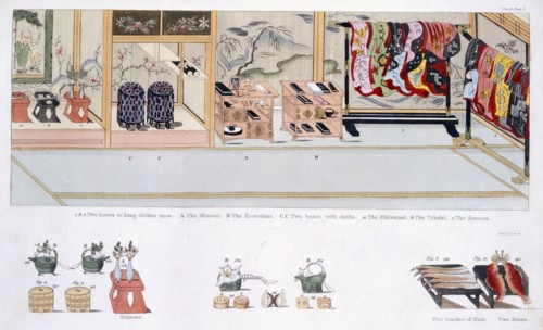 Japanese Marriage Customs, pub. 1824. Creator: Japanese School (19th century).