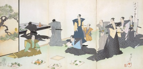 Offerings of Food, 19th Century. Creator: Japanese School (19th century).
