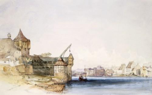 View at Basle, 1842. Creator: John Harper (1809-42).