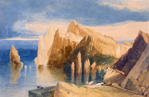 Cliffs on the North East Side of Point Lorenzo, Madeira, c1800-1840. Creator: John Sell Cotman (1782-1842).