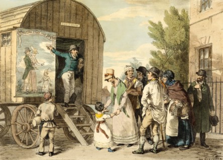 The Show, pub. c1821. Creator: John Augustus Atkinson (1775 - 1831) after.