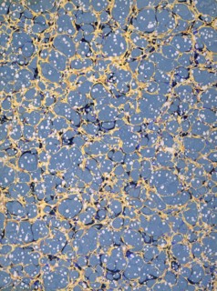 Marble endpaper, 1950s. Creator: English School (20th Century).