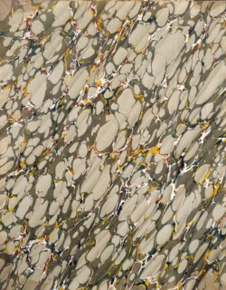 Marble endpaper, 1950s. Creator: English School (20th Century).