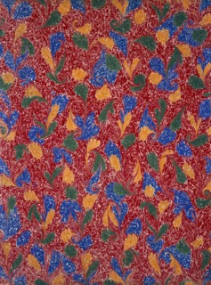 Marble endpaper, 1950s. Creator: English School (20th Century).