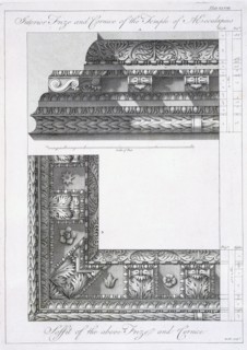 Interior frieze and cornice of the Temple of Aesculapius, pub. 1764.  Creator: Robert Adam (1728-92).