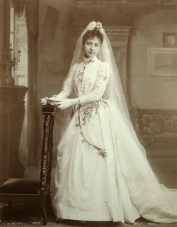 Wedding portrait, 1880s. Artist: Unknown