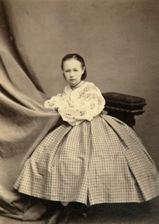 Childhood portrait of Sophia Perovskaya, 1860s. Artist: Unknown