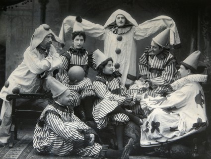 Theatre troupe, 1900s.  Artist: Pyotr Petrovich Pavlov