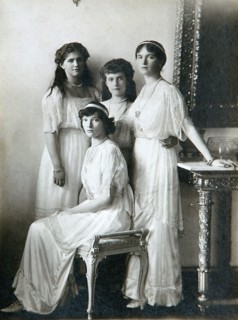 The four daughters of Tsar Nicholas II of Russia, 1910s. Artist: K von Hahn