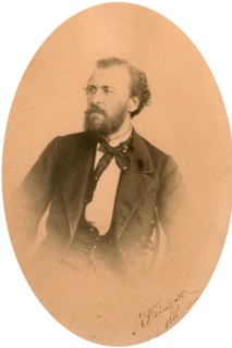 Yakov Polonsky, Russian poet, c1866. Artist: Unknown